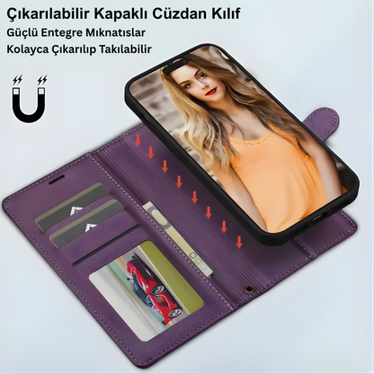 Ayrılabilir Manyetik Cüzdan Kılıf